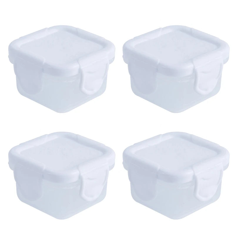 4 Pcs/Set 60Ml Baby Milk Powder Food Container Infant Snacks Feeding Storage Portable Food Freezer Fresh Cup