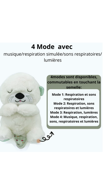 Peluche Respiration Apaisante pour Bébé – Confort et Eveil Sensoriel