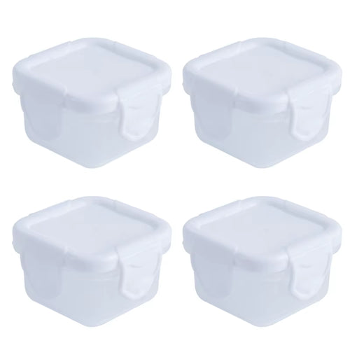 4 Pcs/Set 60Ml Baby Milk Powder Food Container Infant Snacks Feeding Storage Portable Food Freezer Fresh Cup