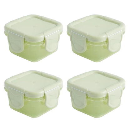 4 Pcs/Set 60Ml Baby Milk Powder Food Container Infant Snacks Feeding Storage Portable Food Freezer Fresh Cup
