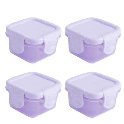 4 Pcs/Set 60Ml Baby Milk Powder Food Container Infant Snacks Feeding Storage Portable Food Freezer Fresh Cup